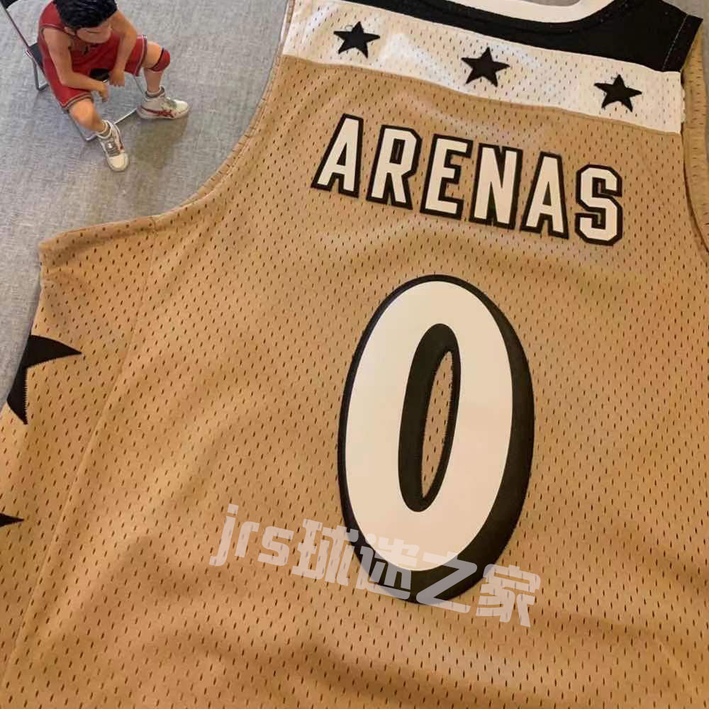 奇才设计定制阿里纳斯0号球衣刺绣大将军篮球篮球服