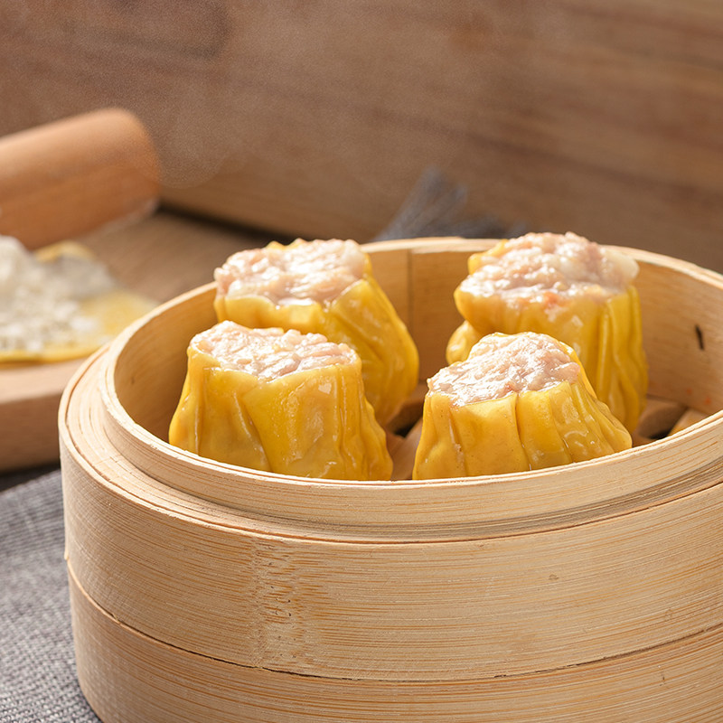 包道广式猪肉烧麦400g广州烧卖干蒸面点冷冻包点