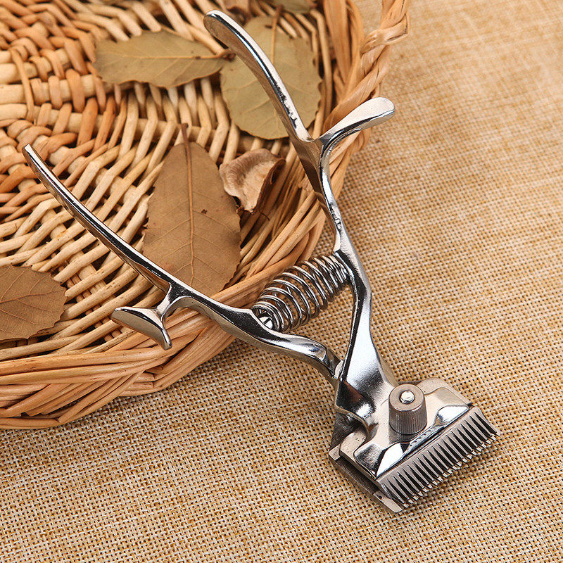 理发手动推子理发器老式手推婴儿静音剃头头发美发刀剪