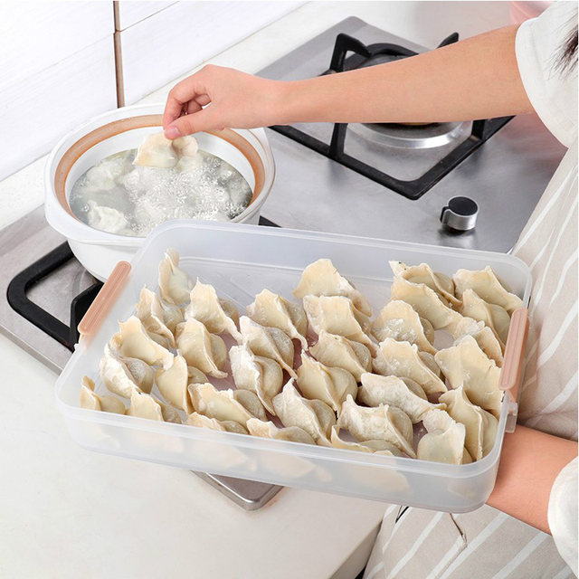 Dumpling Box Frozen Dumpling Multi-layer Household Kitchen Quick Frozen Dumpling Storage Box Refrigerator Dedicated Frozen Egg Storage Box Dumpling Box Frozen Dumpling Multi-layer Household Kitchen Quick Frozen Dumpling Storage Box Refrigerator Dedicated Frozen Egg Storage Box