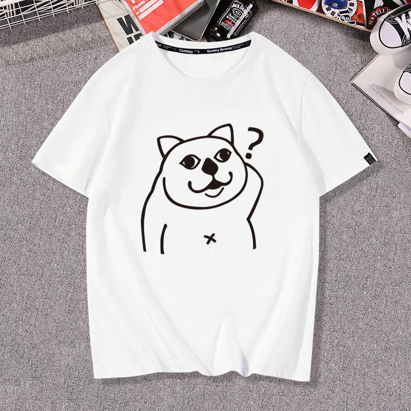 创意表情衣服短袖包短袖搞笑mur沙雕加了增加t恤