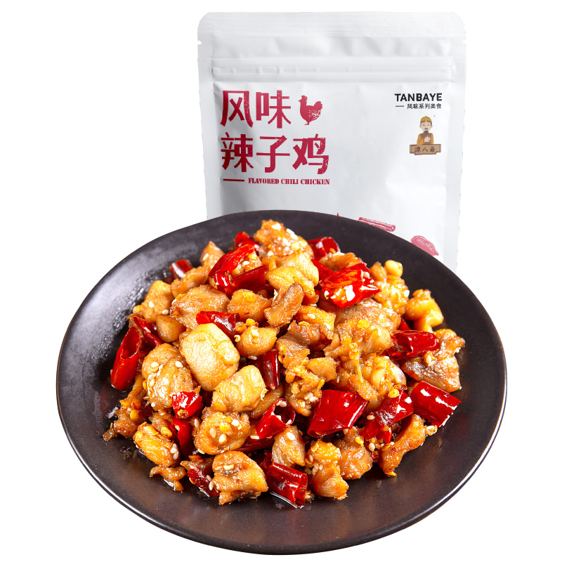 谭八爷 风味麻辣辣子鸡 170g*2袋