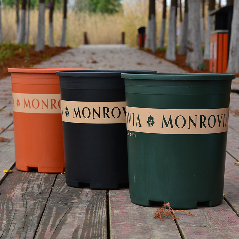 二代加仑盆加厚树脂创意塑料花盆 阳台大号月季绿萝花盆北欧简约