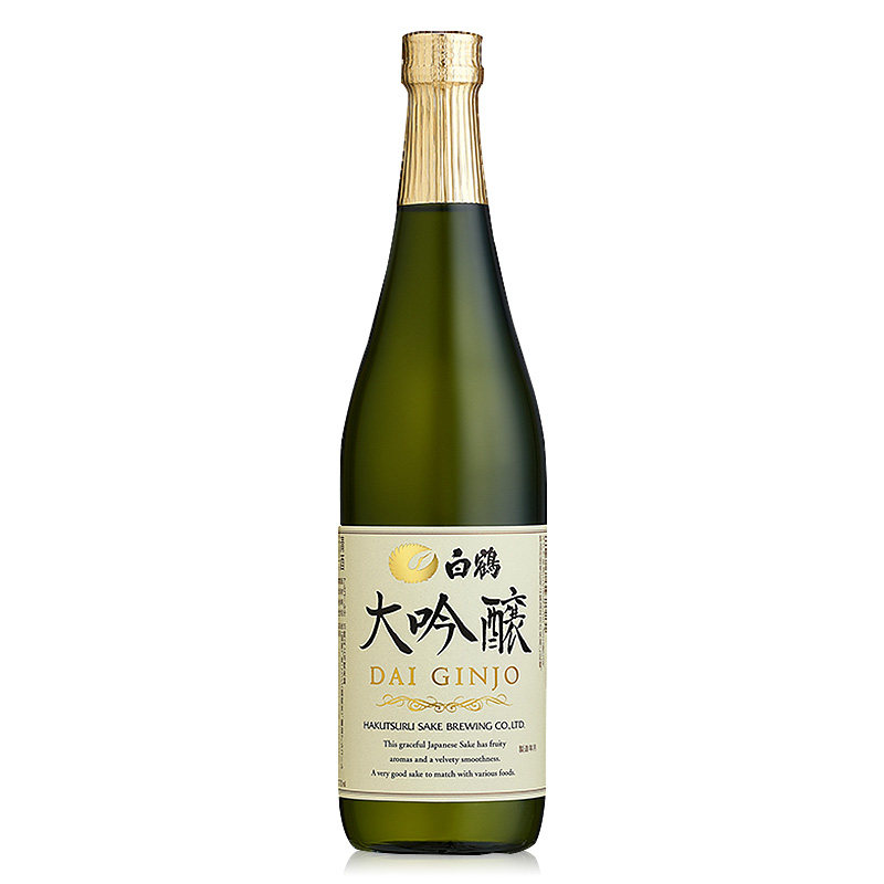 白鹤大吟酿清酒720ml日本原装进口酒洋酒发酵酒日式清酒日本酒