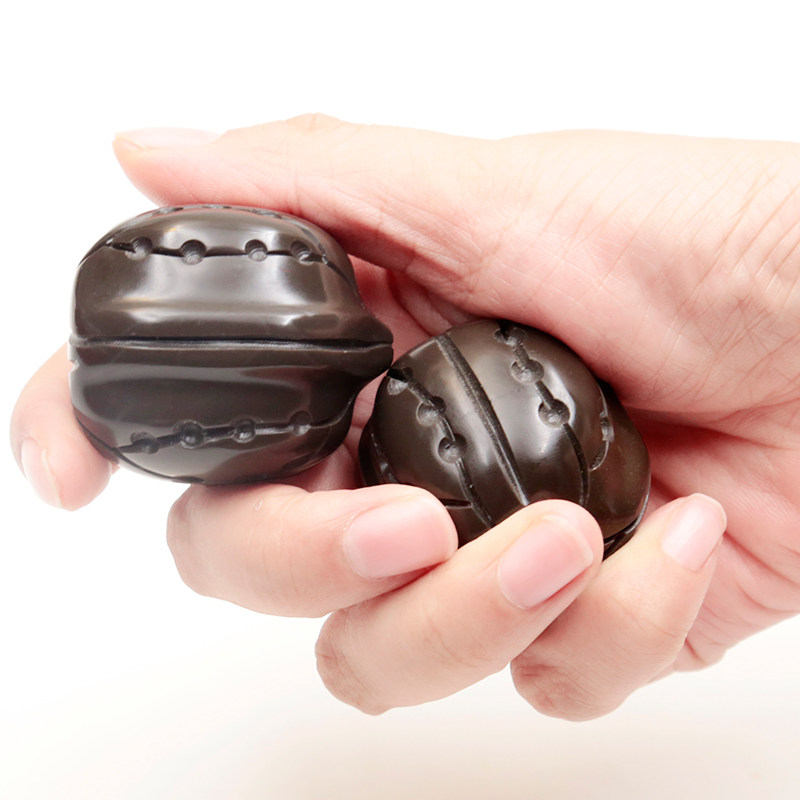 玄黄砭石核桃健身球手球手部按摩器手指擦手球关节练手球经络通用