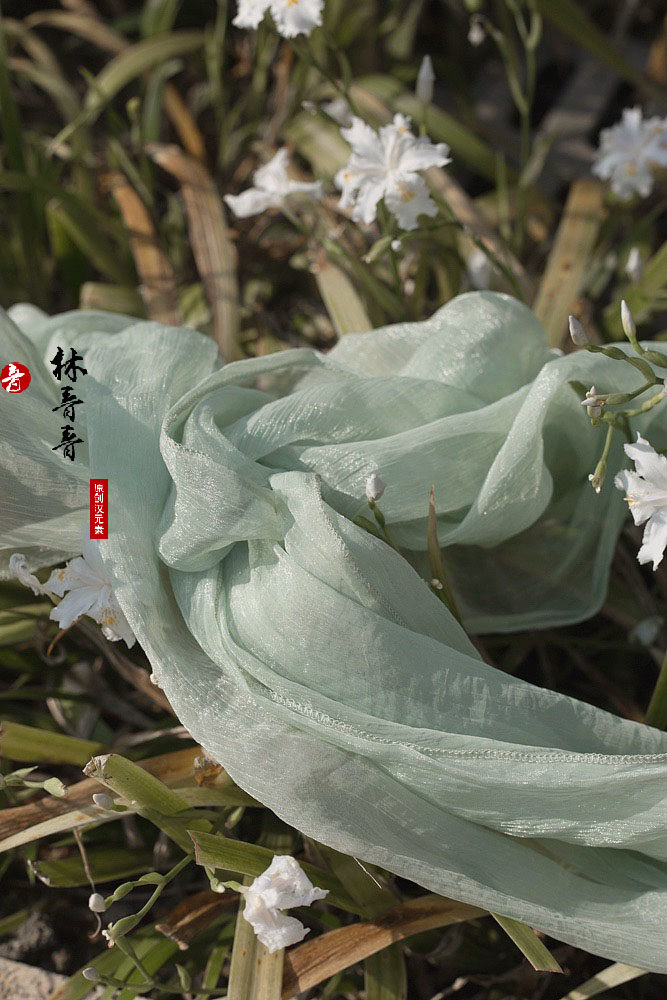 限量特价汉服披帛单件锦丝邹幻色飘带舞蹈唐风披汉服