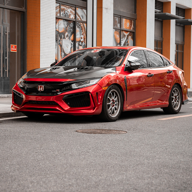 改装思域适用于新思域两厢包围前杠大包1621款rs汽车包围