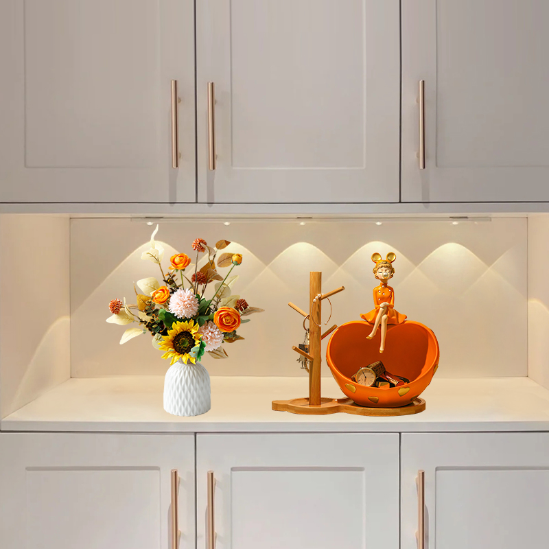 入户进门钥匙收纳玄关鞋柜摆件女孩创意现代装饰摆件