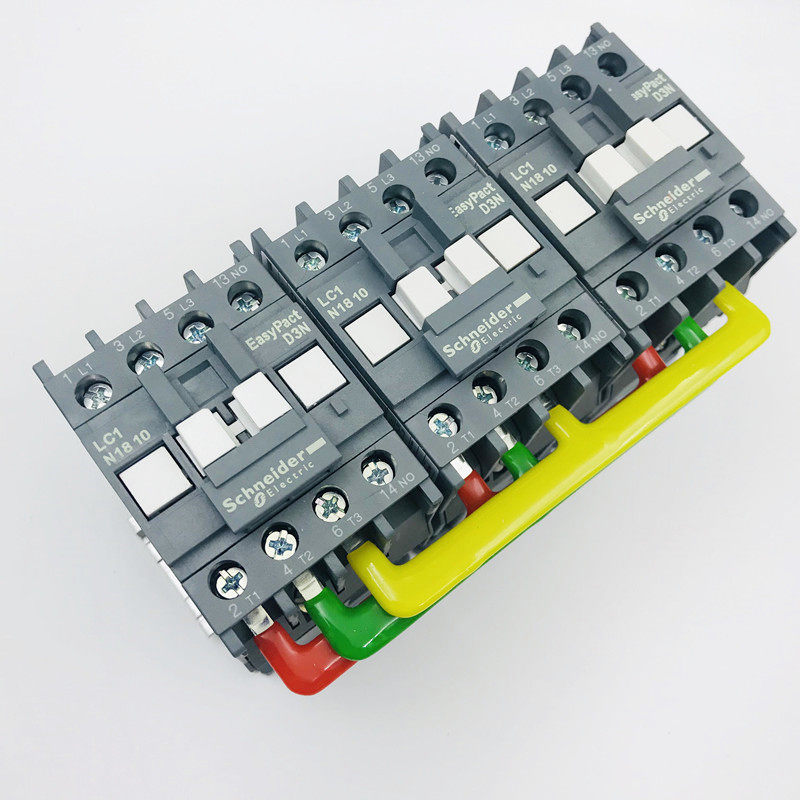 接触器连接接排46mm汇流lc1n18101201短路0910短接片连接器