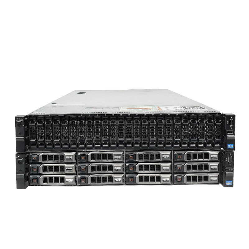 dell戴尔r720xd服务器2u主机24盘双显卡48核虚拟计算存储r730r740
