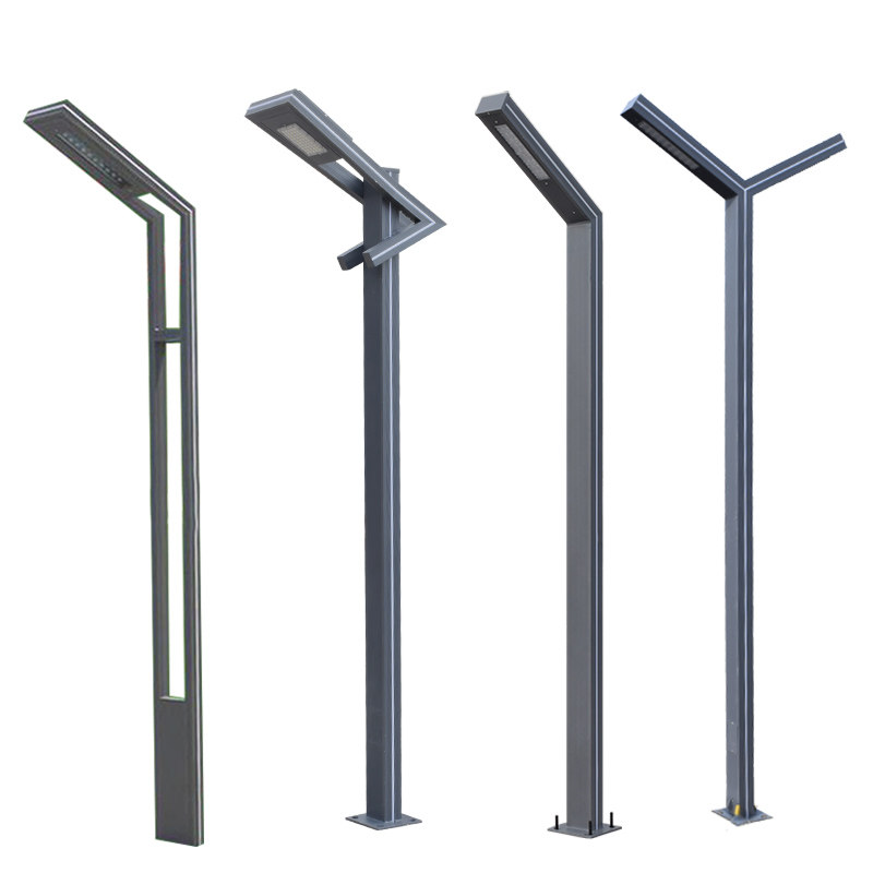 铝型材led庭院灯花园小区别墅3米字形太阳能景观道路灯具