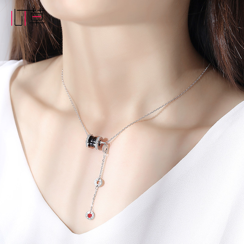 小蛮腰纯银项链女潮网红锁骨小红人慈善善款简约项链