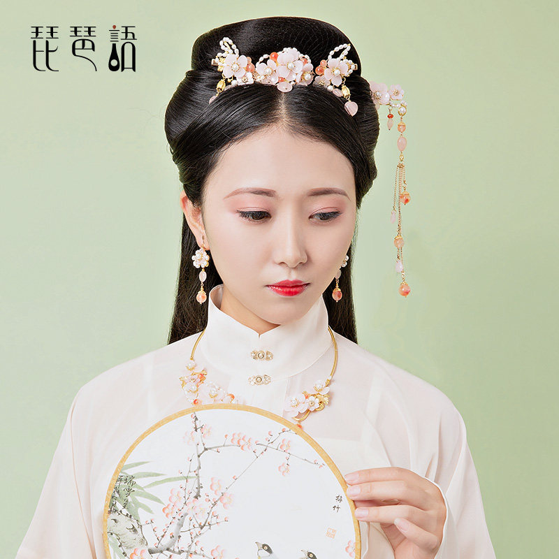 琵琶语古风禁步女腰佩流苏挂件百搭复古宫廷汉服胸针