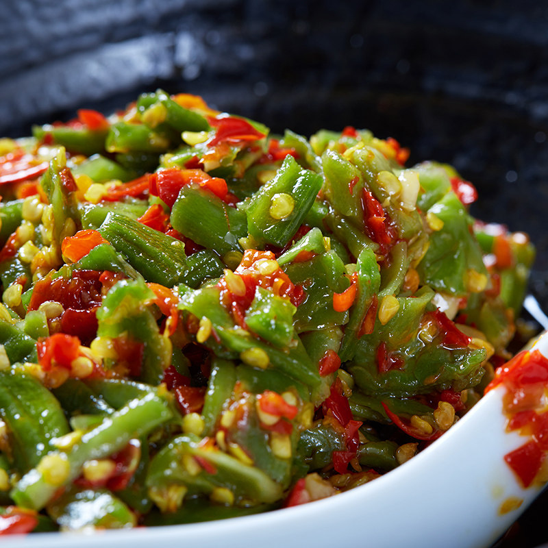 香辣贡菜脆椒下饭菜湖南风味辣椒酱咸菜佐餐拌面酱菜