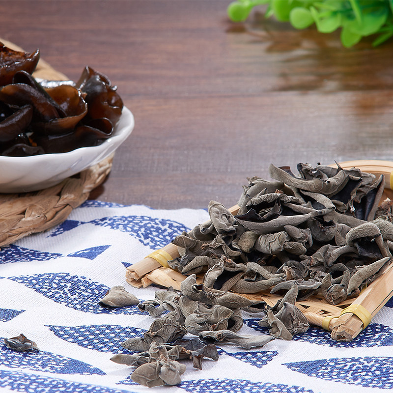 天生四川特产通江江段木青岗肉厚小碗耳秋木耳黑木耳