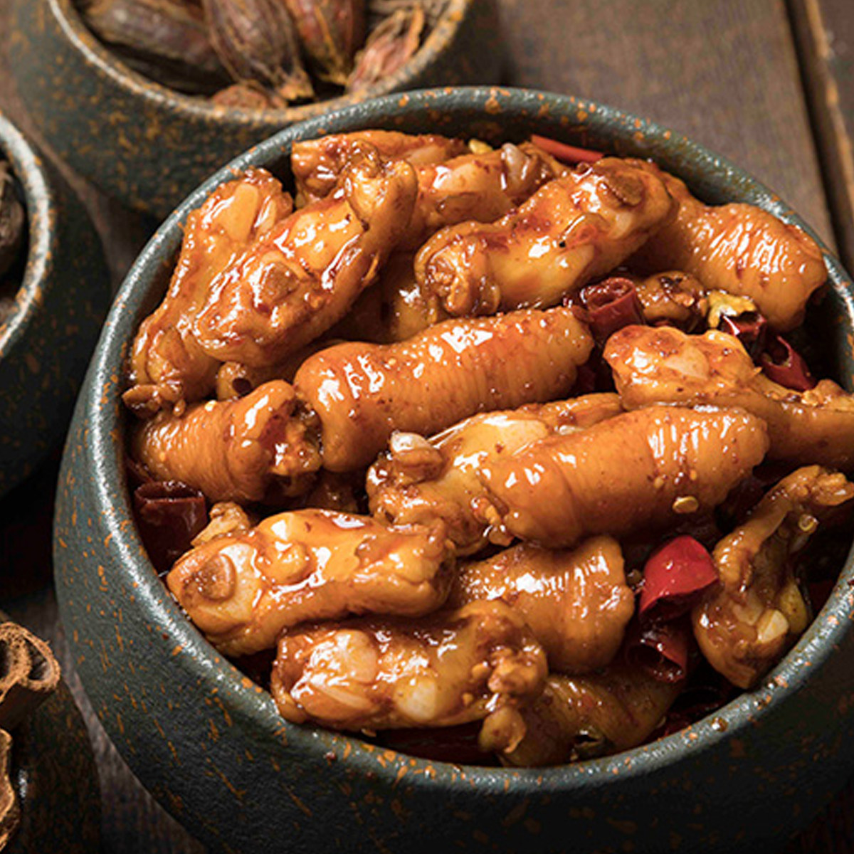 新鲜冷冻鸡脚筋鸡凤筋户外烧烤食材鸡腿筋鸡爪筋1000克一件包邮