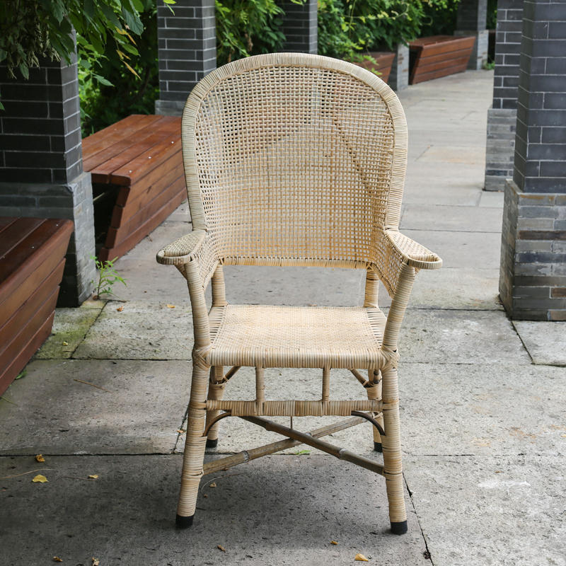 藤椅老人手工竹圆老式编织家用怀旧其它椅子