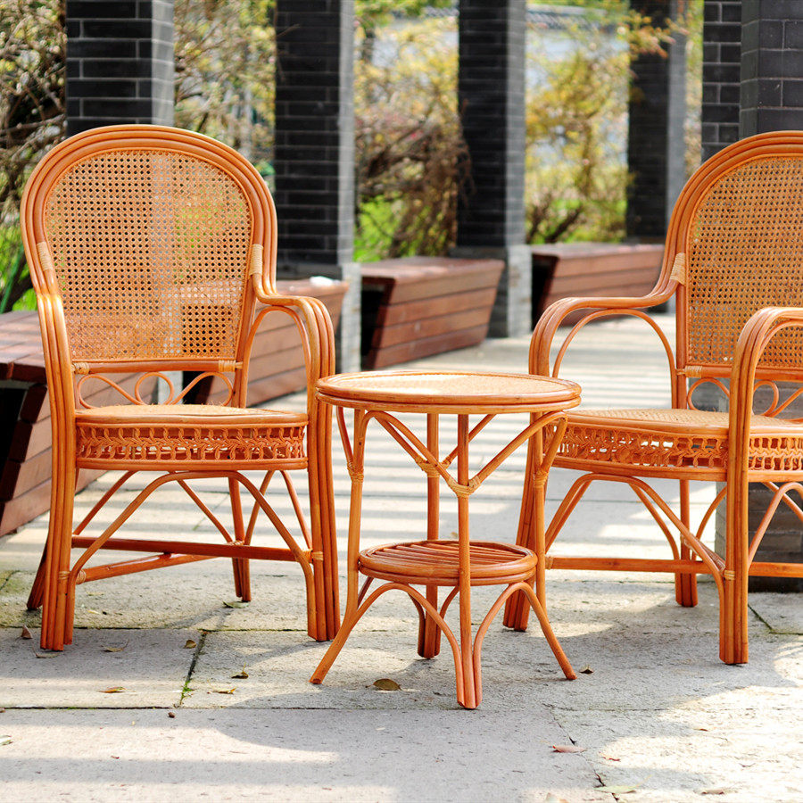 藤椅件套沙滩餐桌椅子背椅阳台老人其它椅子