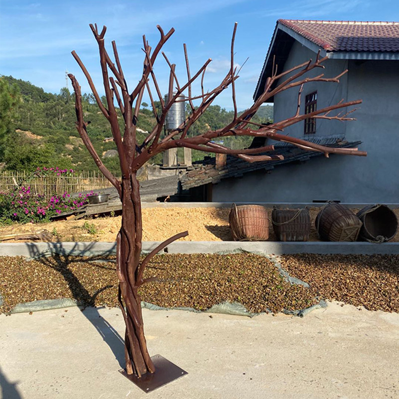 枯树仿真大型造型干枝树干道具客厅服装店咖啡厅仿真绿植