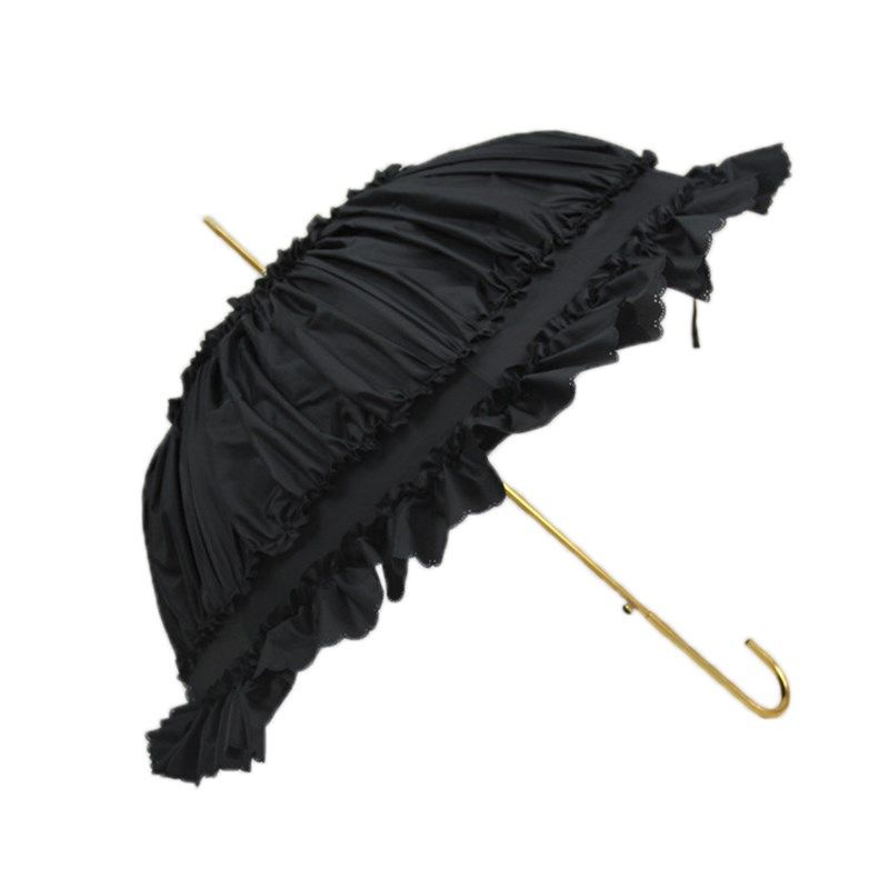 自制日系软妹蕾丝公主洛丽塔宫廷loli洋伞新娘伞长柄伞遮阳晴雨伞