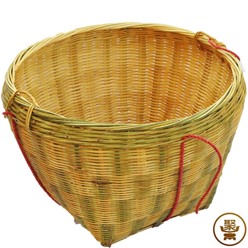 箩筐喜庆结婚竹编制品家用小号大号竹编