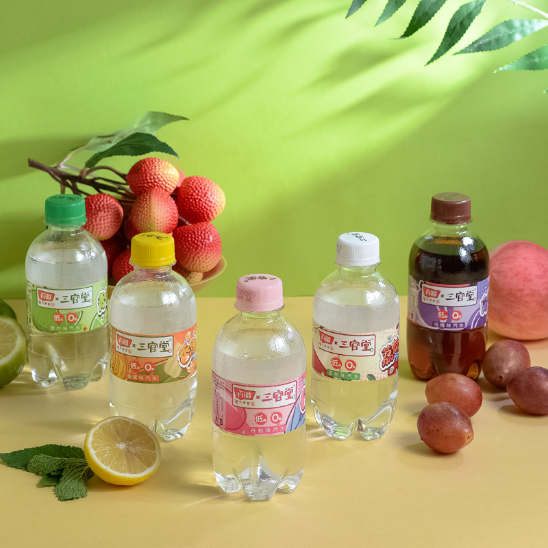 饮料四川网红三官香蕉汽水260ml8瓶果味碳酸碳酸饮料