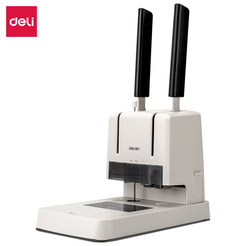 得力财务装订机会计凭证专用档案票据打孔机(热品库)