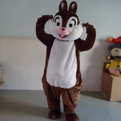 奇奇蒂蒂人偶服装公司年会人穿吉祥物2020新款迪士尼老松鼠玩偶装
