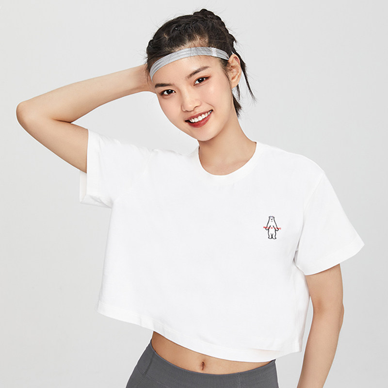 魔力打底新款夏新款上衣衫女宽松薇薇短袖白色运动t恤