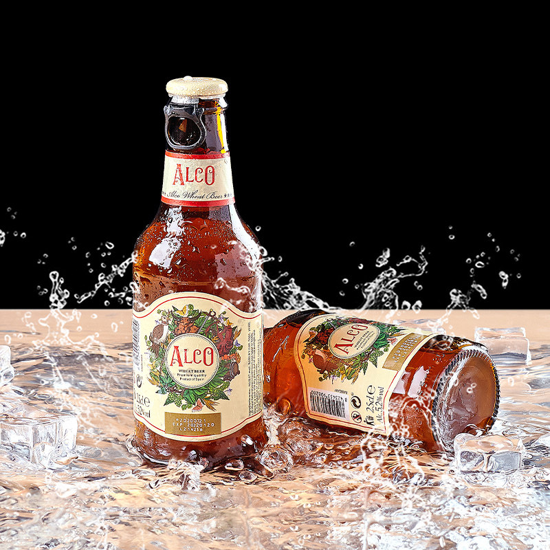 【进口】阿尔寇(alco)啤酒250ml*24瓶装西班牙小麦白啤酒临期整箱-mc