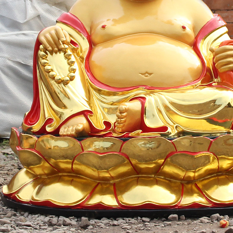 弥勒佛招财佛像108米笑佛乐佛树脂玻璃钢寺庙供奉摆件大肚弥勒佛