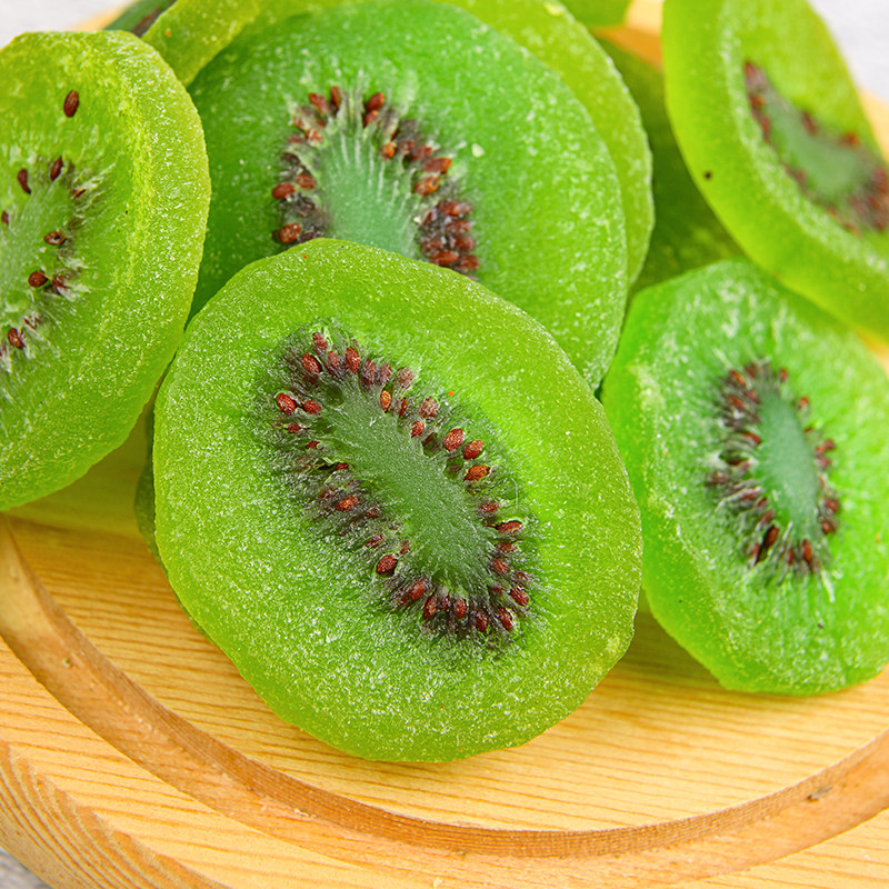 兔千金猕猴桃干500g克奇异果干水果干片休闲果脯蜜饯零食小吃批发