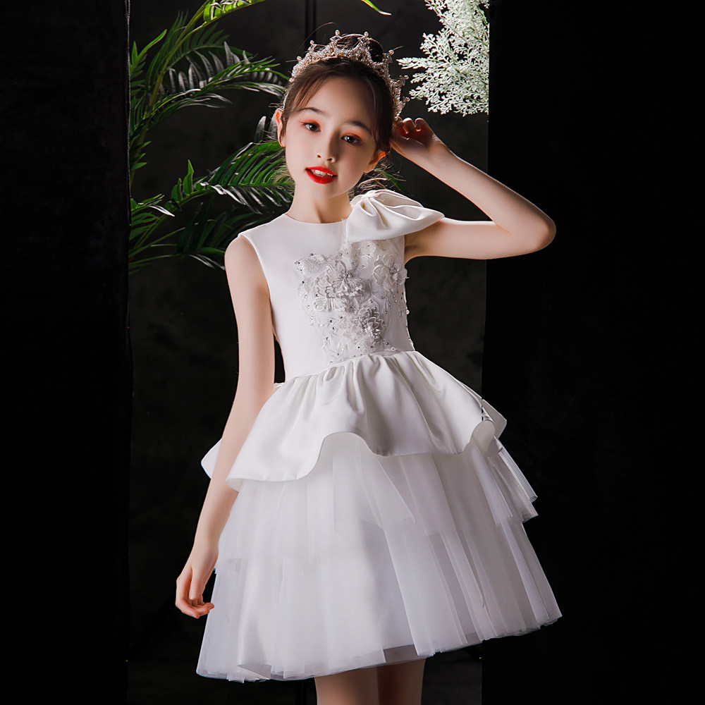 六一儿童合唱女童礼服生日公主裙小主持人演出服儿童礼服