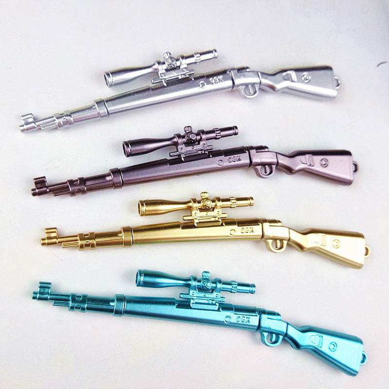 笔枪新款枪型形状带枪形笔吃鸡圆珠笔武器狙击中性笔