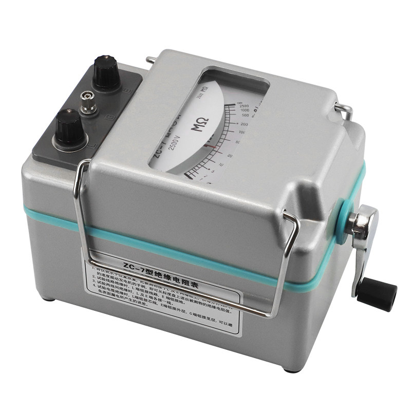 上海第六电表厂梅格兆欧2500v高压高压电电工摇表兆欧表