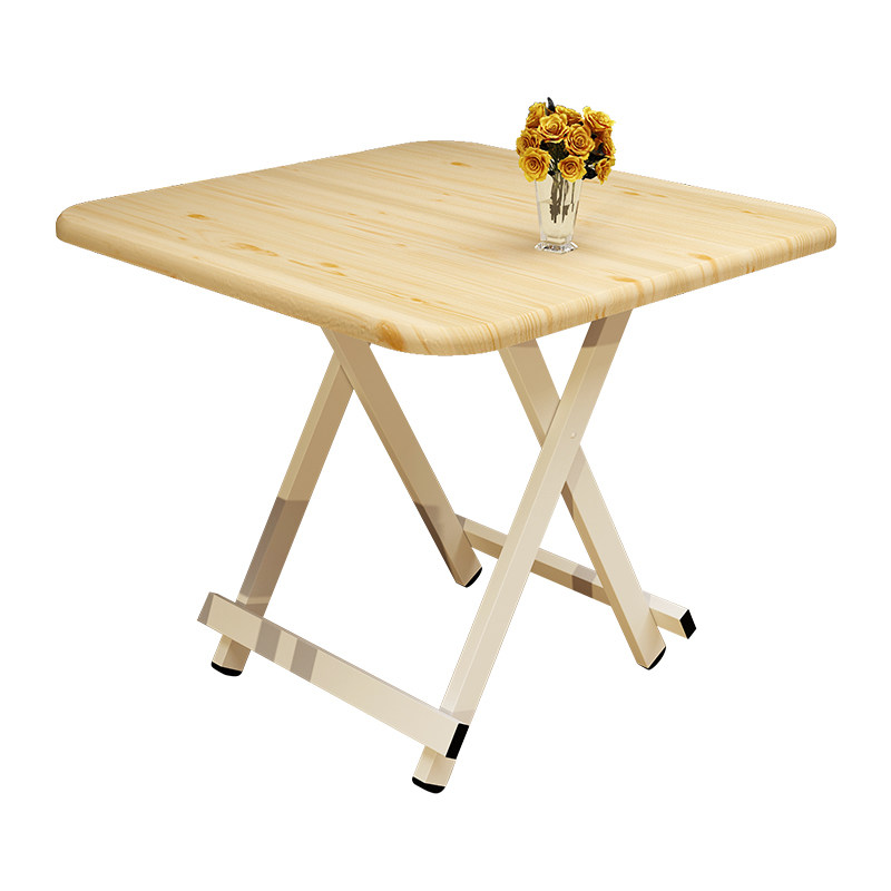 桌子折叠餐桌家用小户户型吃饭饭桌宿舍小方折叠桌