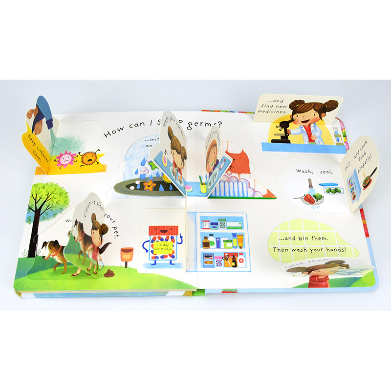 翻翻翻书科普知识生物儿童36岁板书纸板原版儿童读物原版书