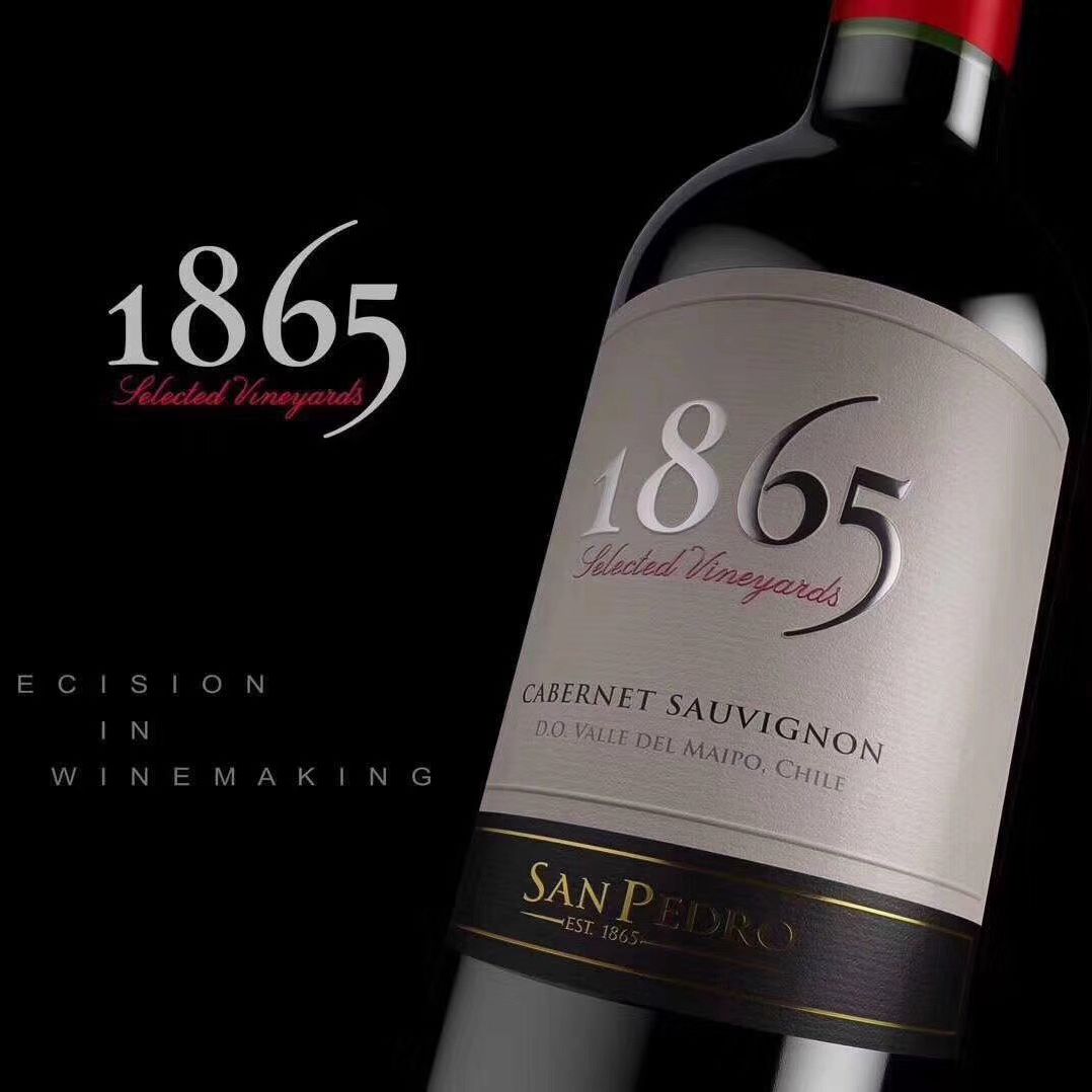 智利十八罗汉vspt集团圣佩特罗单一葡萄园1865干红静态葡萄酒