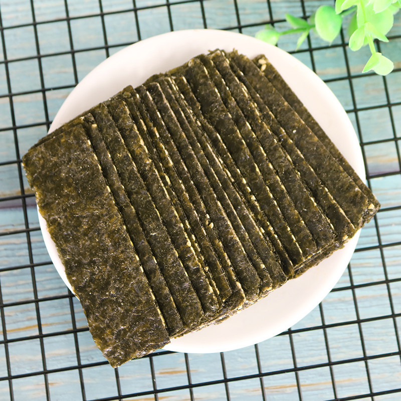 景萱舟山夹心海苔脆500克海苔片包装芝麻夹心海苔脆即食儿童小吃