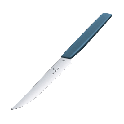 家用维氏瑞士军刀现代牛排厨房双面锯齿不锈钢西餐牛扒多功能刀