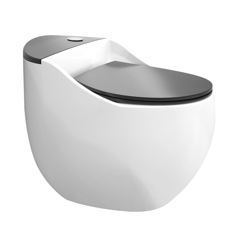 sooss18圆形鸡蛋马桶家用空间抽水坐便器卫生间普通坐便器