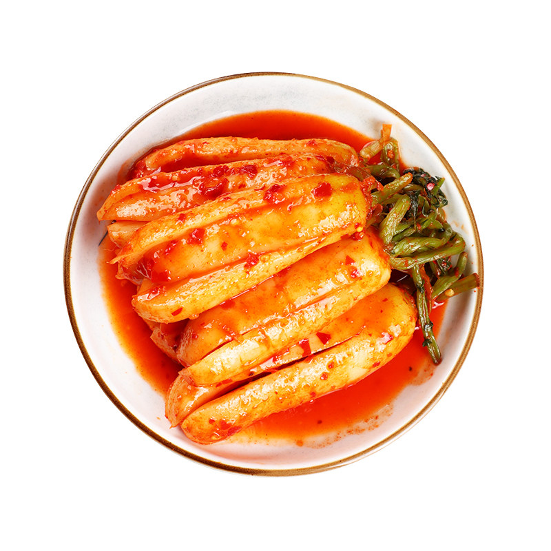 韩国泡菜地窖青年萝卜泡菜450g2袋咸菜萝卜下饭菜朝鲜族延边特产