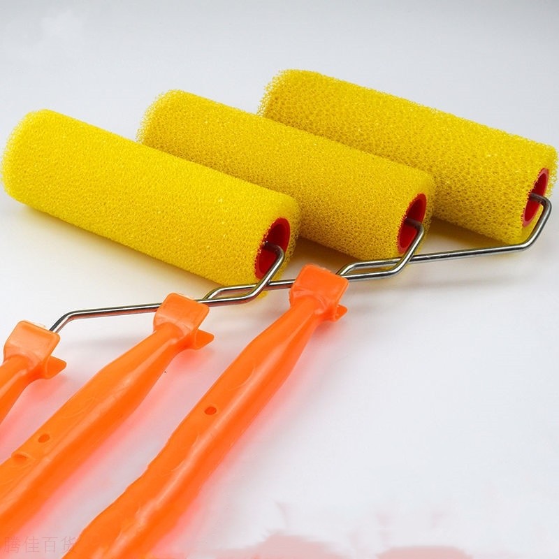 毛刷8寸聚酯内外墙拉毛滚筒乳胶漆硅藻艺术拉花滚筒