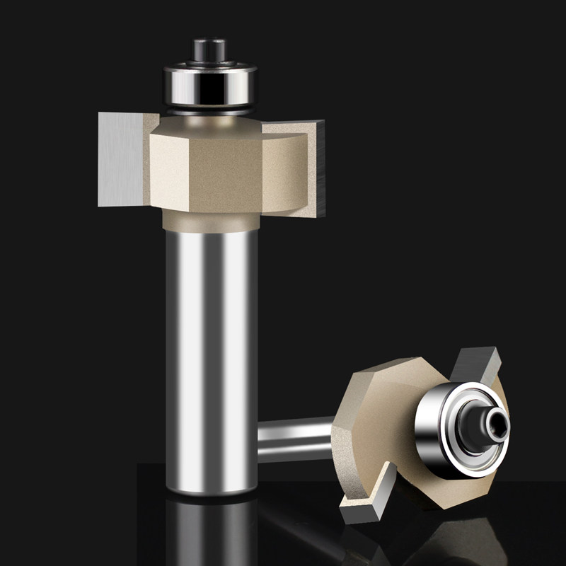 乐匠木工刀具滚珠刀修边机拉槽刀裁口开槽电木其他铣刀