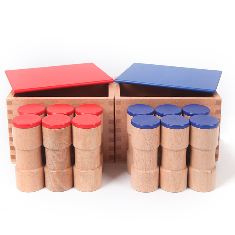 蒙氏感官教具音筒蒙台蒙特梭利国际版幼儿园听筒早教教具