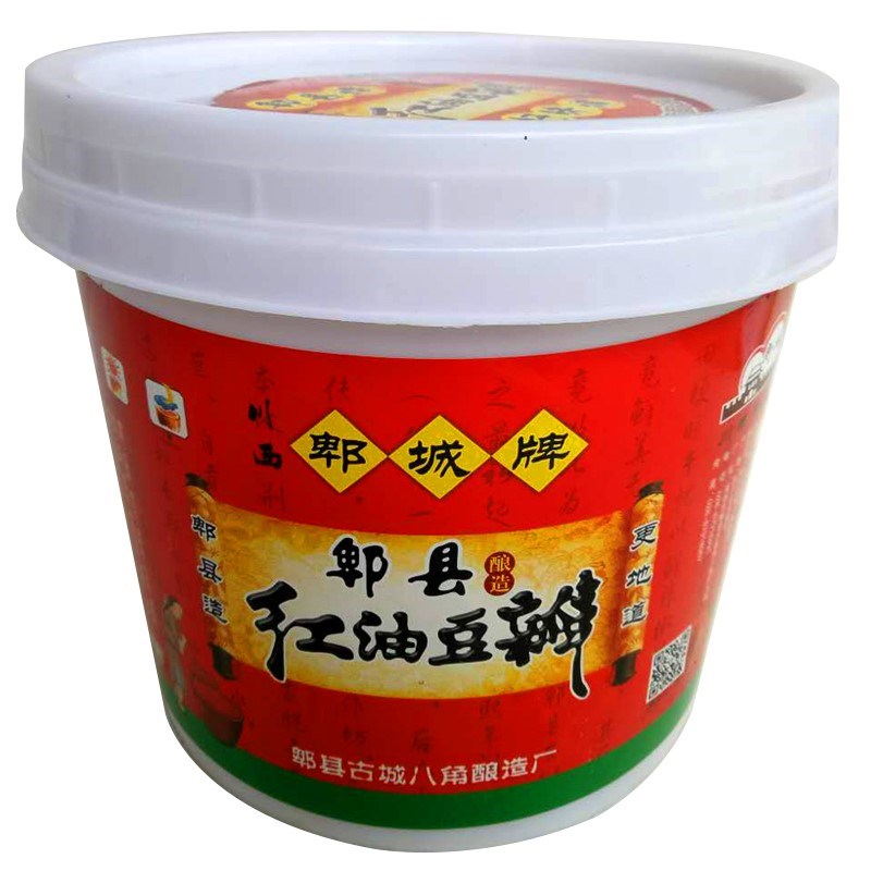 5斤大桶豆掰酱脾县红油豆辨碑县豆瓣家用祁县豆瓣酱