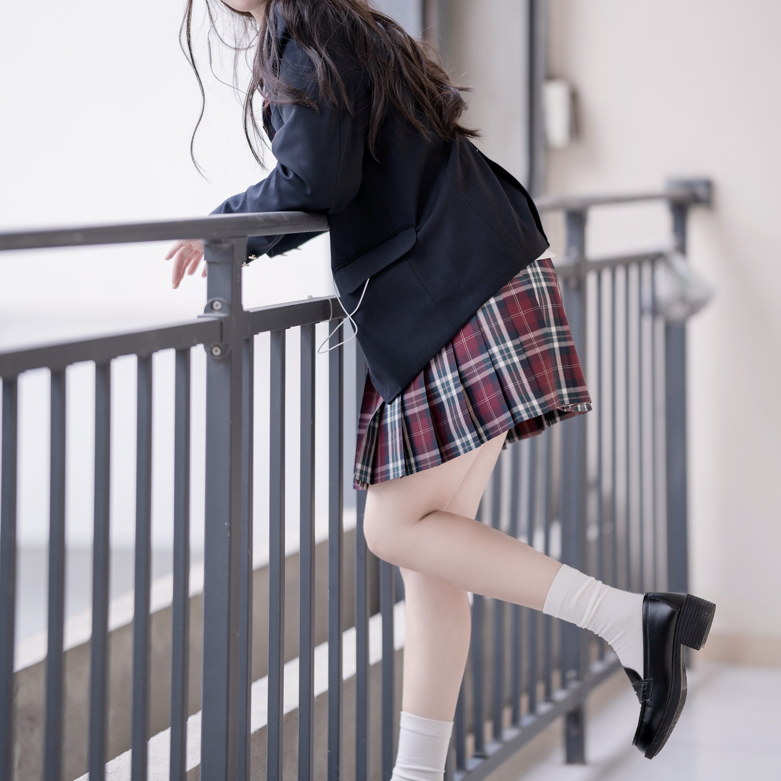 风岚原创jk格裙赤茶现货jk