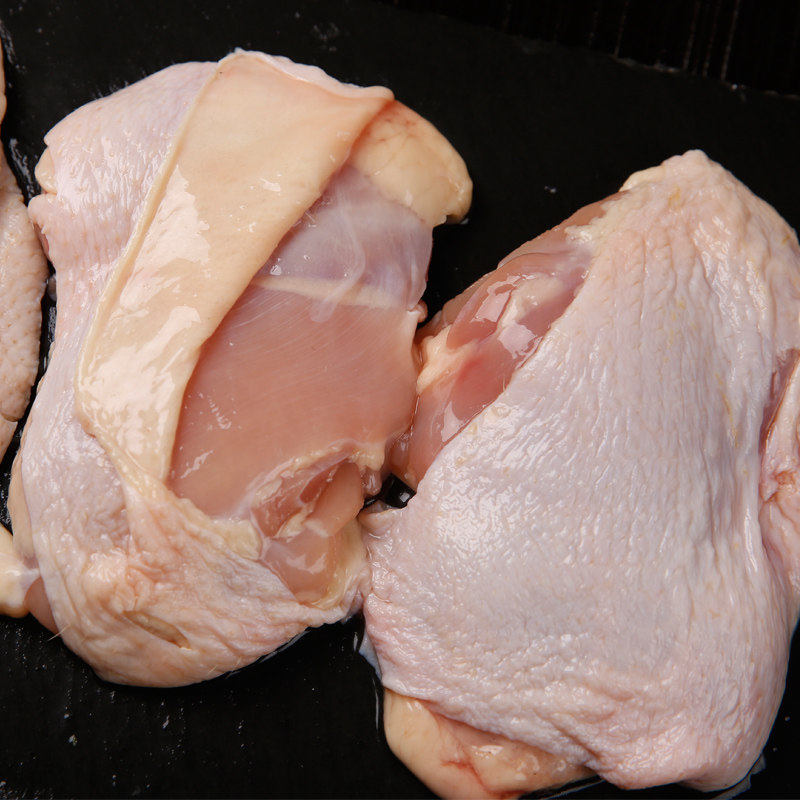 新鲜鸡扒肉乇乇肉汉堡肉带皮去鸡腿肉正腿肉生鸡肉