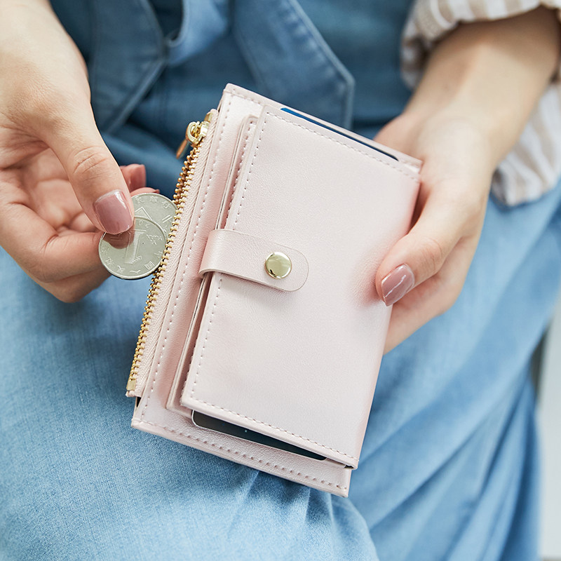 钱包卡包女薄款简约迷你韩国卡包一体小巧超薄卡包