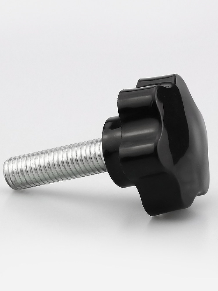 螺丝m4m5m6m810梅花手柄丝手六星旋钮塑料把手胶头手螺栓